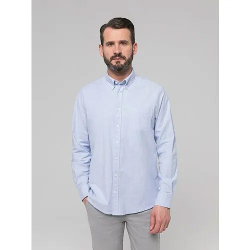 Мужская рубашка I-RSCED11-1, р.2XL, голубой