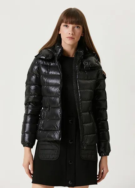 Пуховик Bady с капюшоном Moncler, черный