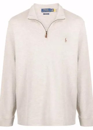 Polo Ralph Lauren флисовый джемпер с вышитым логотипом