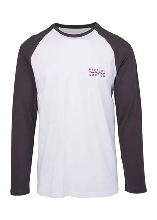 Лонгслив RIP CURL Shore Lines Ls Tee Optical White