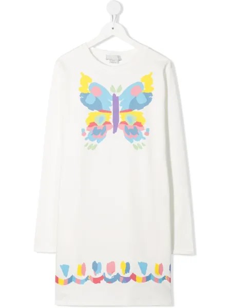 Stella McCartney Kids платье-футболка с принтом
