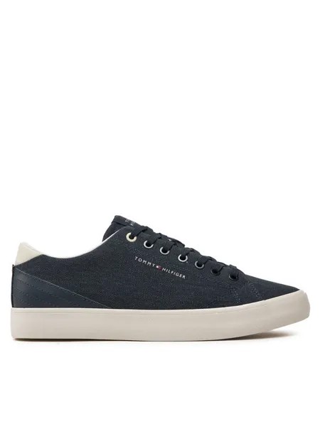 Кеды Tommy Hilfiger Zapatillas de tenis Th Hi Vulc Low Summer Cvs, темно-синий