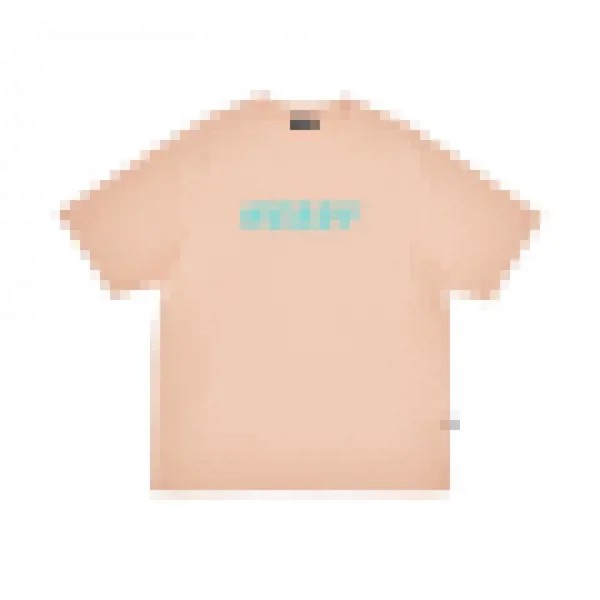 NERDY (22SS) Basic Big Logo Short Sleeve T-shirt Salmon Pink