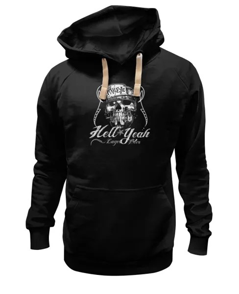 Худи Printio Hell yeah черное 2XL