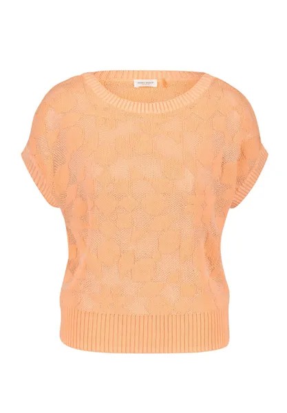 Футболка с принтом MIT STRICKMUSTER Gerry Weber, оранжевый