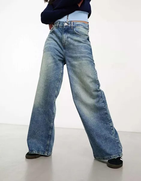Цветные широкие джинсы со средней посадкой COLLUSION x013