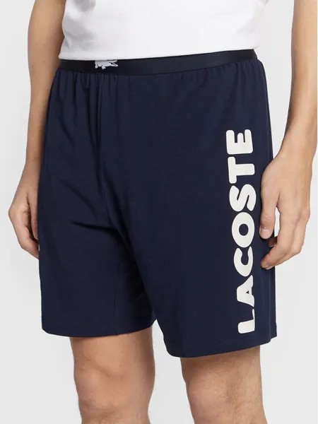 Пижамные шорты стандартного кроя Lacoste, синий