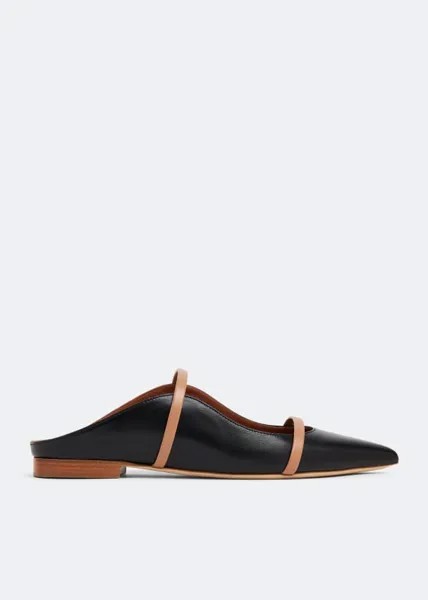 Мюли MALONE SOULIERS Maureen flat mules, черный