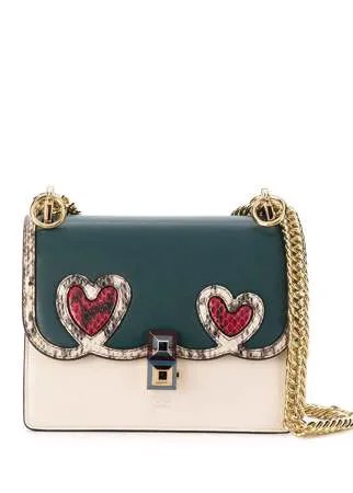 Fendi сумка на плечо 'Kan I' с декором в виде сердец