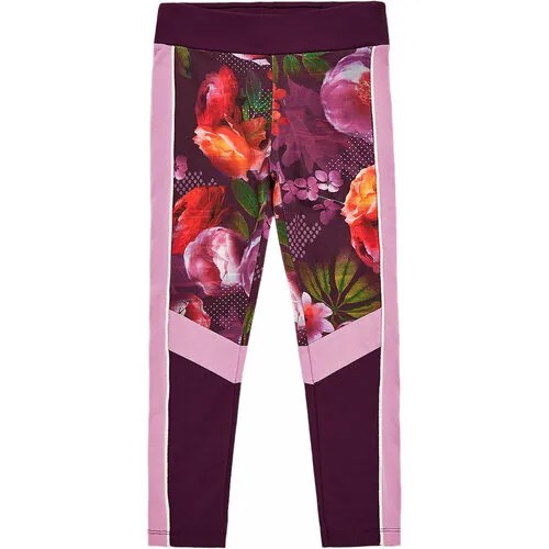 Легинсы mothercare, размер 104, фиолетовый, красный, розовый