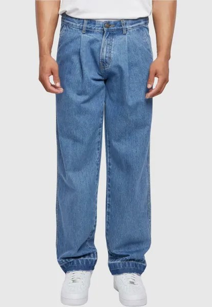 Джинсы Baggy Urban Classics, светло-голубые, стираные