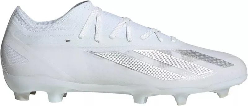 Футбольные бутсы Adidas X Crazyfast Messi Pro FG, белый/серебристый