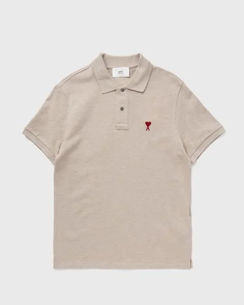 Поло Ami Paris Ami De Coeur Polo Shirt, цвет beige clair chine