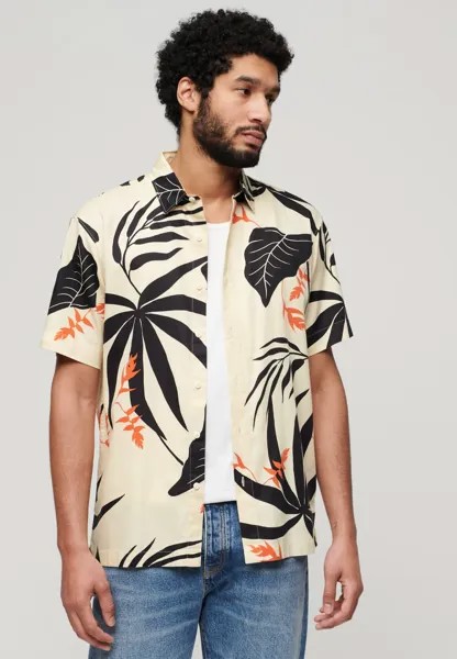 Рубашка HAWAIIAN BOX FIT Superdry, цвет silhouette off white