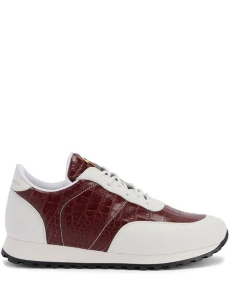 Giuseppe Zanotti кроссовки Jimi Running, коричневый