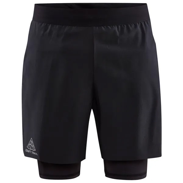 Шорты для бега Craft Pro Trail 2In1 Shorts, черный
