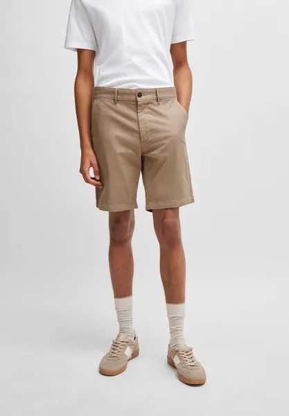 Шорты CHINO BOSS, цвет open brown