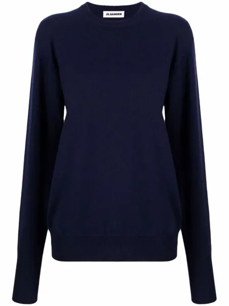 Jil Sander кашемировый джемпер, синий
