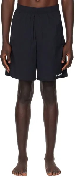 Черные шорты для плавания с принтом Jil Sander, цвет Black