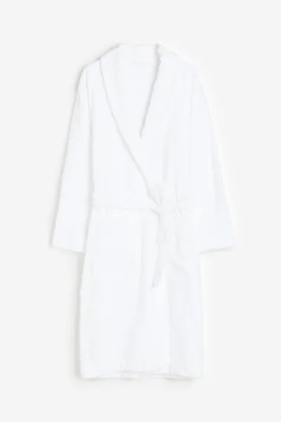Халат мужской H&M 1170600001 белый L/XL (доставка из-за рубежа)