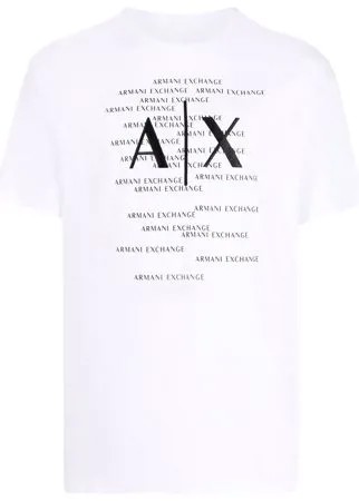 Armani Exchange футболка с логотипом