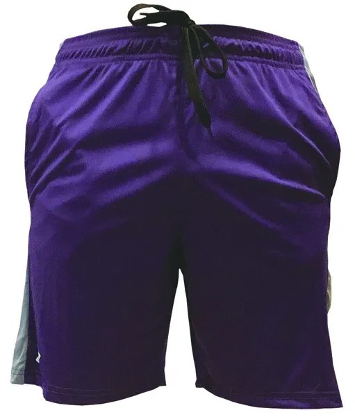 Мужские двухцветные спортивные шорты для баскетбола с мышцами Under Armour, фиолетовые, L