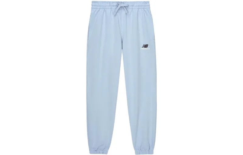 Трикотажные спортивные штаны унисекс New Balance, цвет Blue