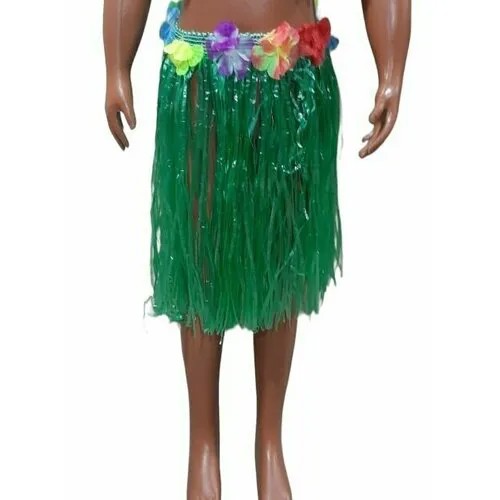 Гавайская юбка зеленая