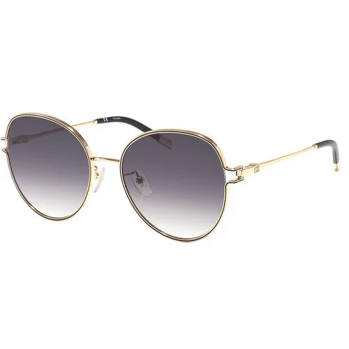 Солнцезащитные очки Escada, оправа: металл, градиентные, для женщин, золотой