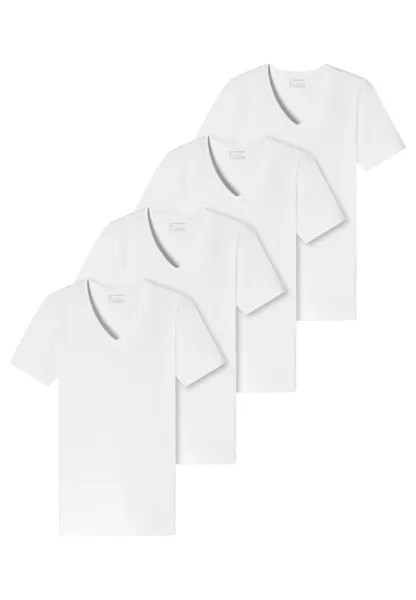 Майка Schiesser/Shirt Kurzarm 95/5 Organic Cotton, белый