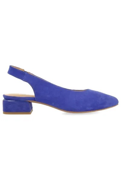 Туфли из нубука на открытом каблуке Gioseppo, синий