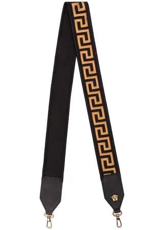 Versace ремень для сумки с узором Greca