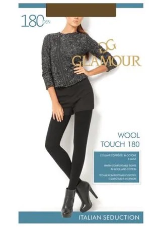 Колготки Glamour Wool Touch 180 den, размер 2-S, chocolate (коричневый)