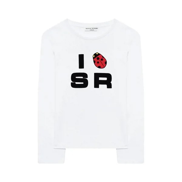 Хлопковый лонгслив Sonia Rykiel Enfant