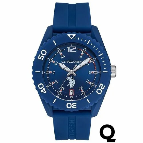 Наручные часы U.S. POLO ASSN. Часы наручные мужские U.S. POLO ASSN. USPA4001-01, 45 мм, синий