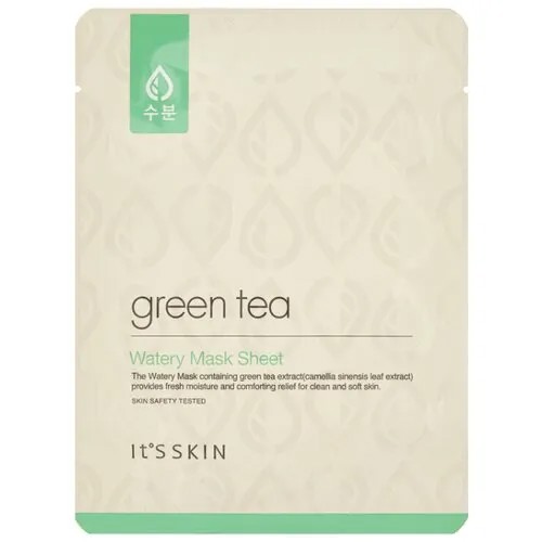 It'S SKIN Тканевая маска Watery с зеленым чаем, 17 г