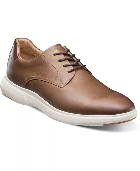 Мужские оксфорды Dash с простым носком Florsheim, коричневый
