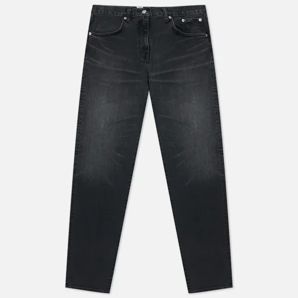 Джинсы Edwin Regular Tapered Kaihara Black x Black Stretch Denim Green x Whit серый, 34/32
