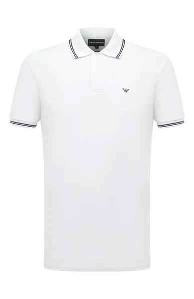 Хлопковое поло Emporio Armani