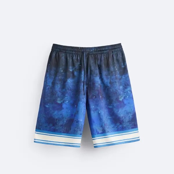 Шорты Zara Star Print Bermuda, мультиколор