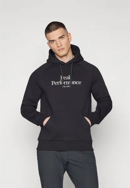 Толстовка ORIGINAL HOOD Peak Performance, цвет black/offwhite