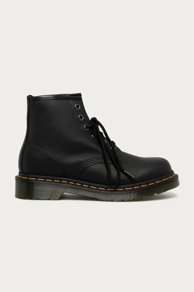 Кожаные байкерские ботинки 101 Dr. Martens, черный