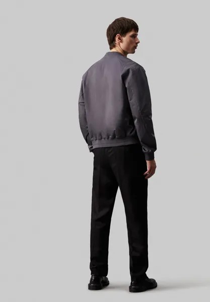 Куртка-бомбер Sateen Stretch Hero Calvin Klein, серый