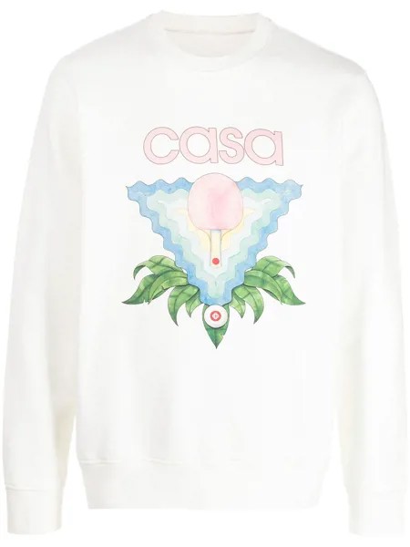 Casablanca Memphis Icon screen-printed sweatshirt