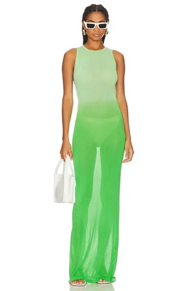 Платье макси COTTON CITIZEN Rio, цвет Electric Lime Cast