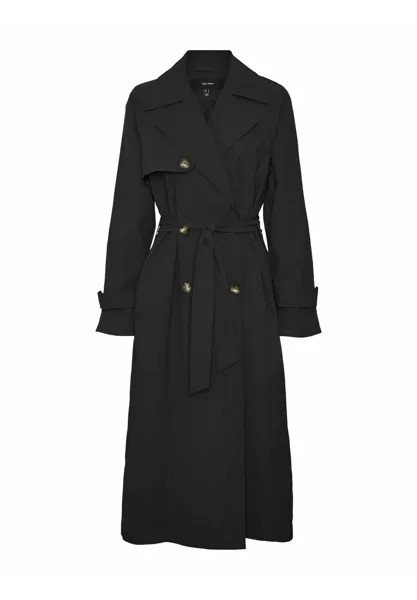 Тренч COAT Vero Moda, цвет black