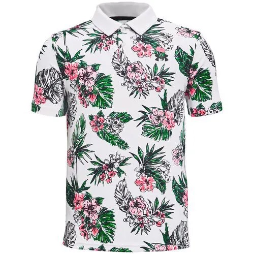 Поло Under Armour Performance Floral Polo Белый YXS 1364424-100