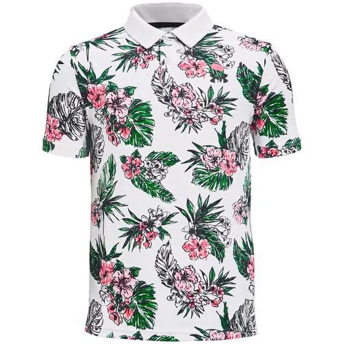 Поло Under Armour Performance Floral Polo Белый YXS 1364424-100