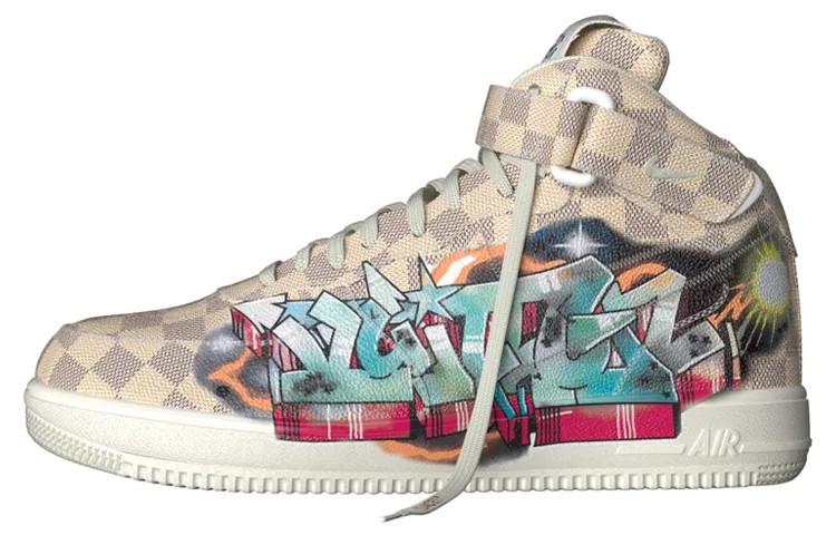 LOUIS VUITTON Air Force 1 Mid Skate туфли унисекс