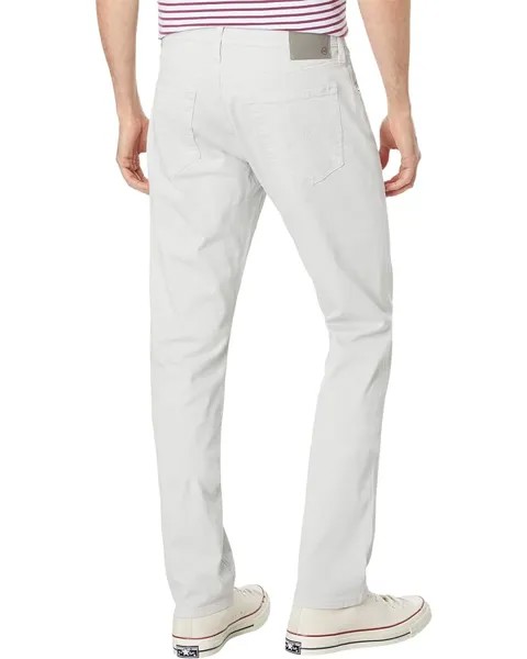 Брюки AG Jeans Everett Slim Straight Leg Twill Pants, цвет Silver Smoke